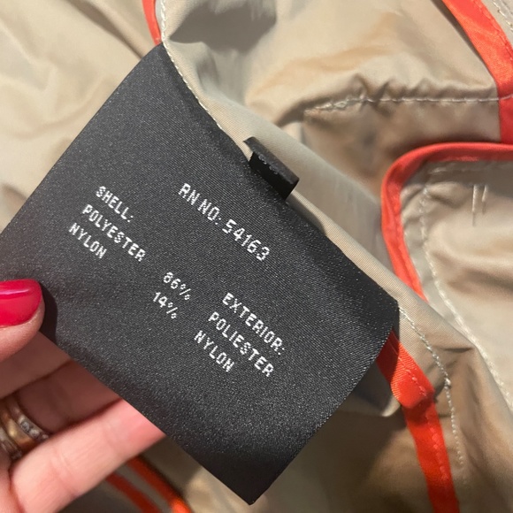 Cole Haan Rain jacket - Topaz shimmer size S - Picture 6 of 7